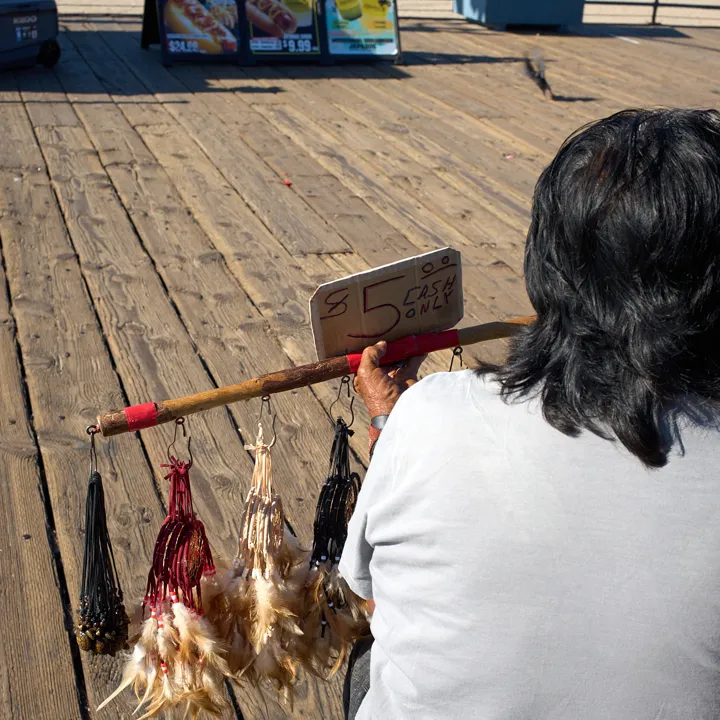 Dreamcatchers, five dollars, cash only. The mothership does not take cards either.